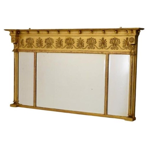 Early 19Th Century Overmantel Mirror