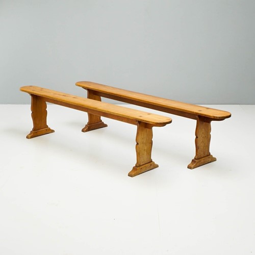 Pair of Cherrywood Benches