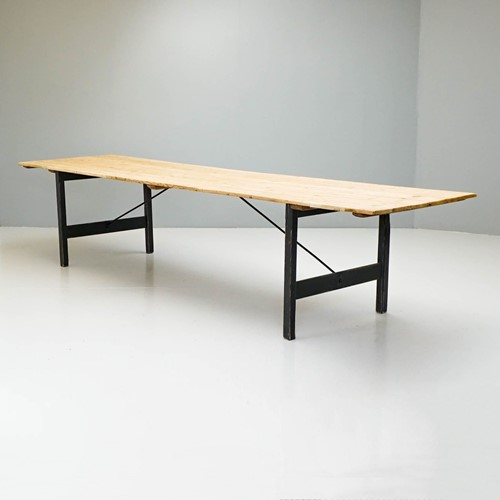 Large Trestle table