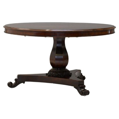 19Th Century Mahogany Pedestal Table