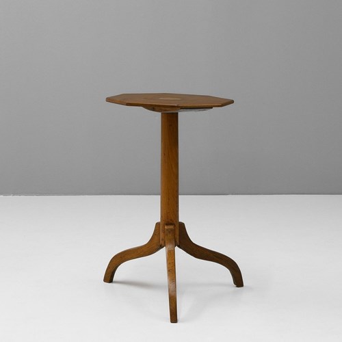 Tripod Table With Octagon Top