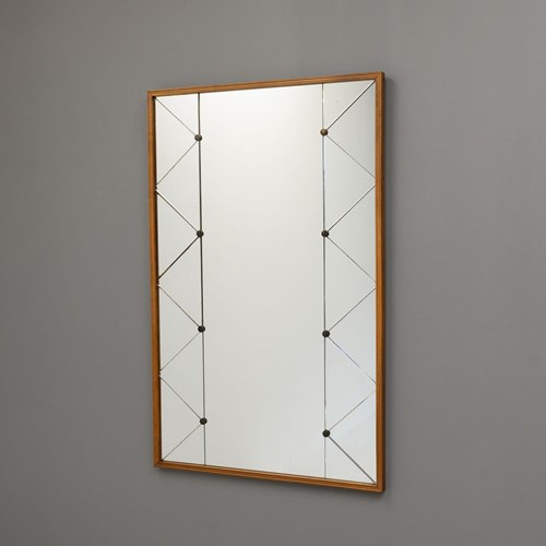 Large Swedish Harlequin Mirror