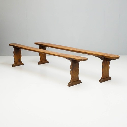 Pair of Elm Benches