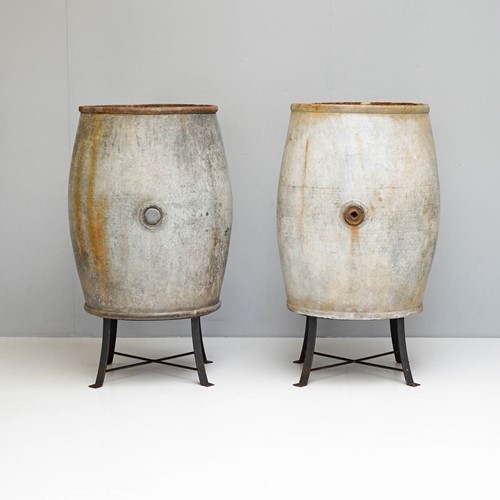 Pair of Barrels on Stands