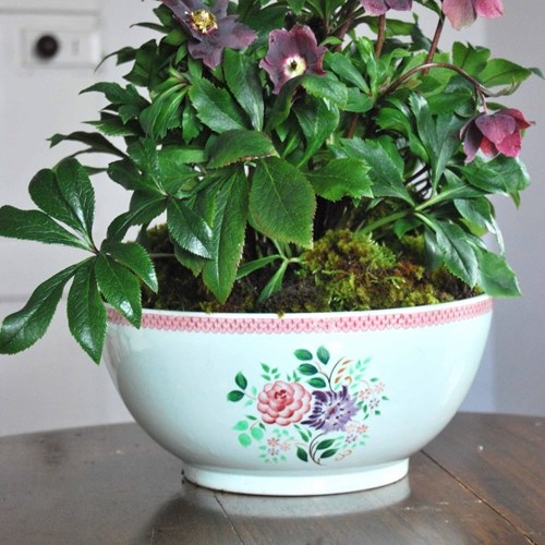 A Large Adams Calyx Ware Bowl