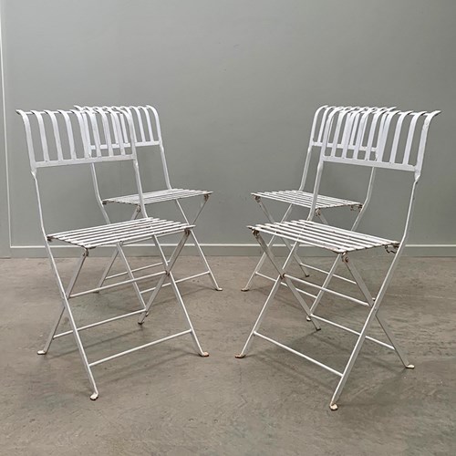 Set Of 4 Folding Garden Chairs