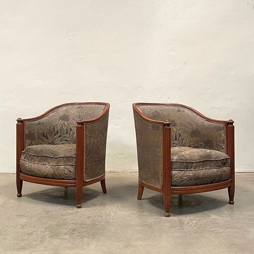 Pair Of 1930'S Armchairs For Re-Upholstery