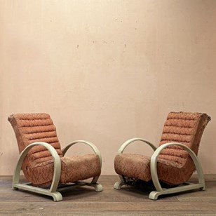 Pair Of Mid Century Armchairs