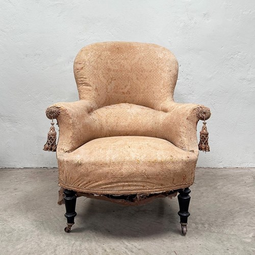 Napoleon III Rounded Back Armchair