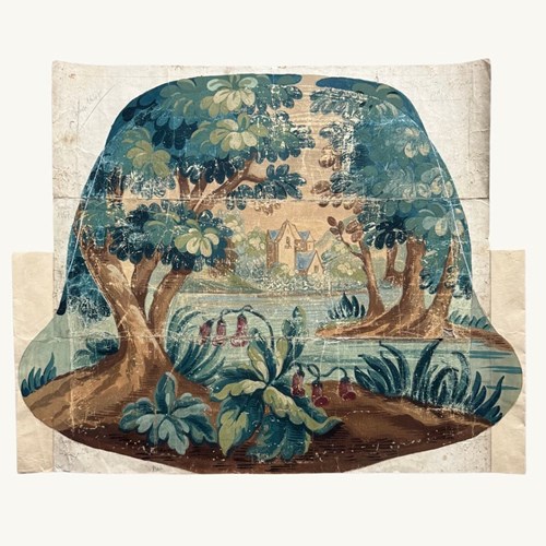 19Th Century Artwork #10: House By The Lake