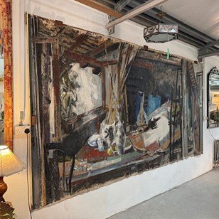 Large Wall Canvas By Jacques Brivot...