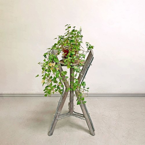 Faux Bamboo Plant Stand