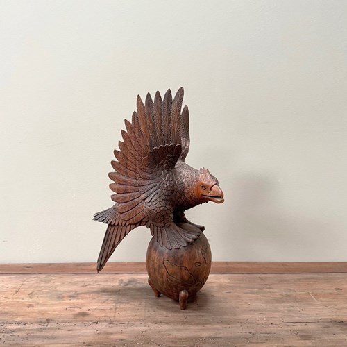 Carved Wooden Eagle