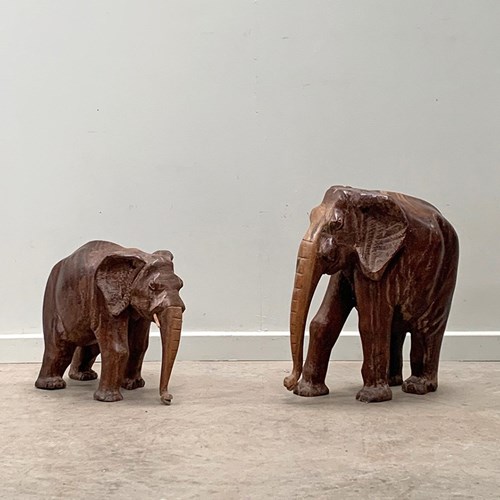 Carved Elephants (Each)