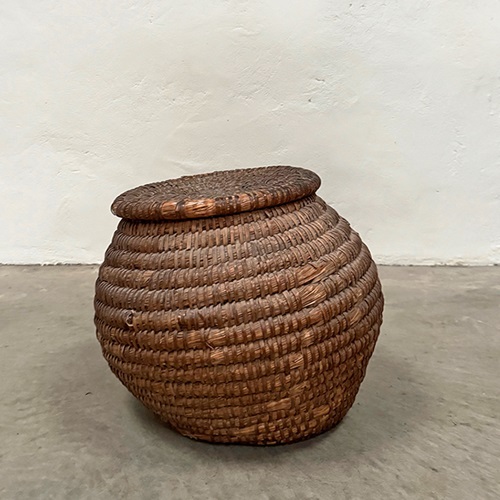 Large Rattan Storage Container
