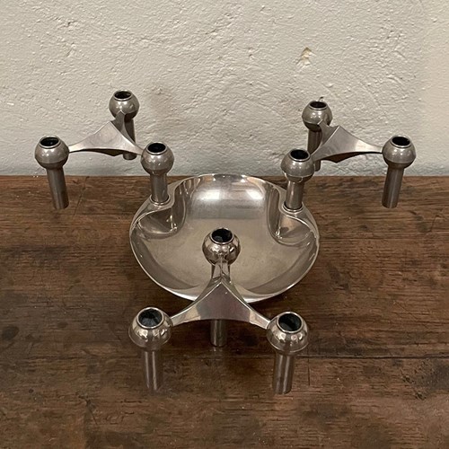 Mid-Century Stackable Candleholder