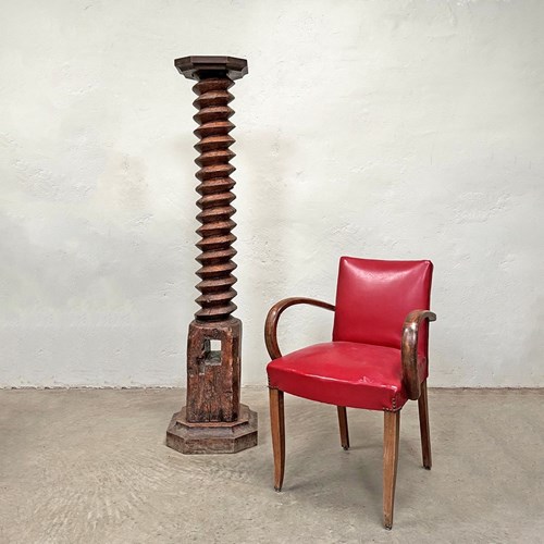 Tall Wine Press Screw