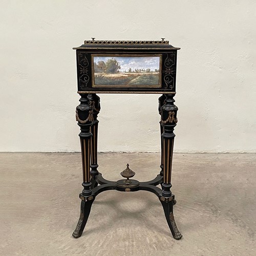 Ebonised Jardinière