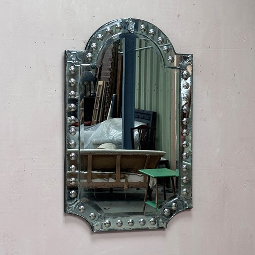 Venetian Mirror With 'Bubble' Frame