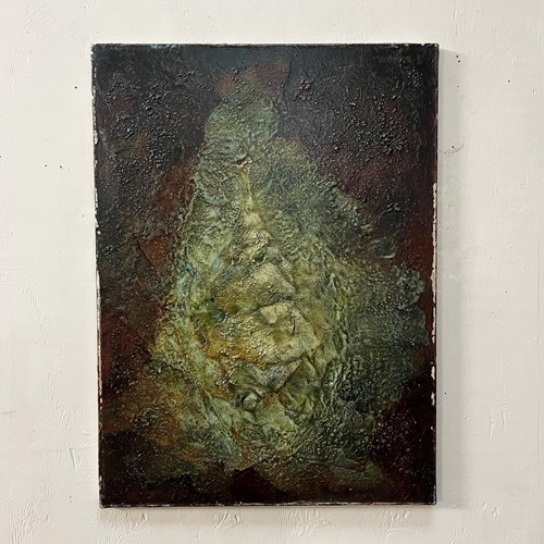 Thickly Applied Oil On Canvas