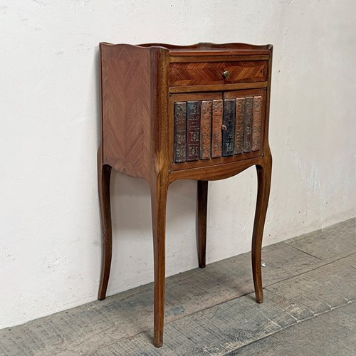 Book Fronted Bedside Cabinet