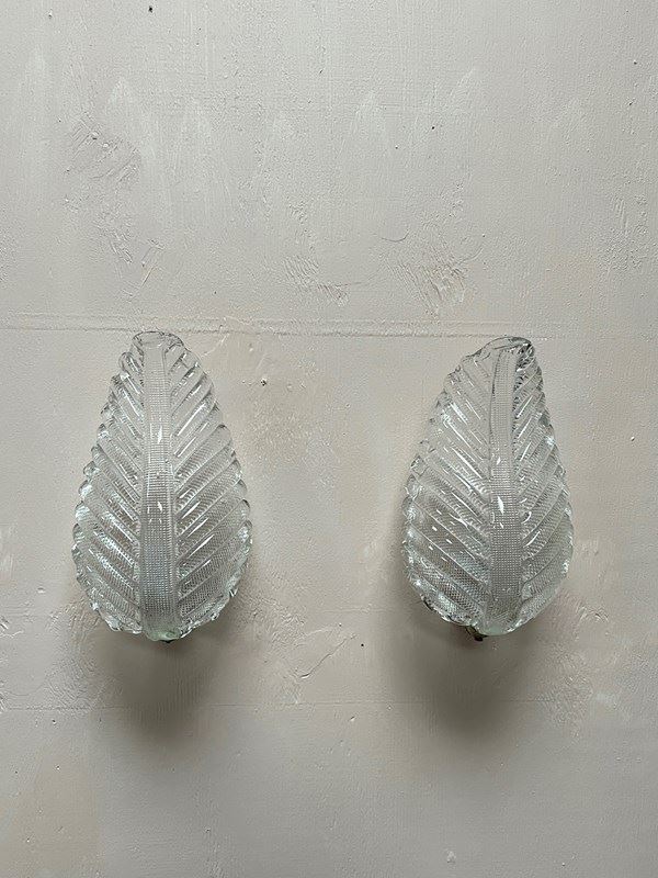 Pair Of Barovier Glass Leaf Wall Lights-the-french-house-img-5144-main-638364125061646715.JPG