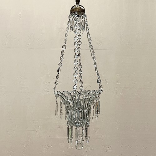 Crystal Basket Chandelier