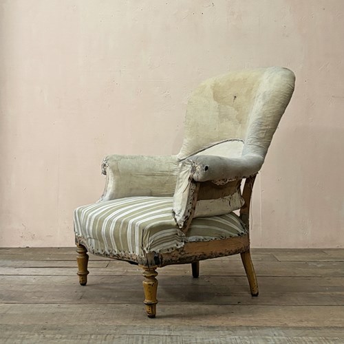 Large, Round Back Armchair