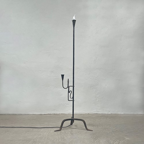 Wrought Iron Standard Lamp