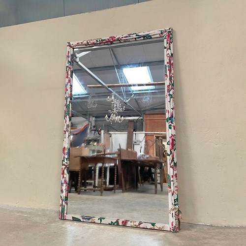 Fabric Covered Mirror