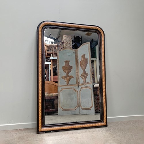 Louis Philippe Ebonised Mirror