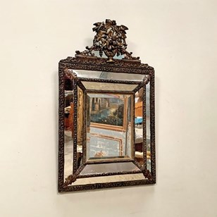 Late 1700'S Cushion Mirror