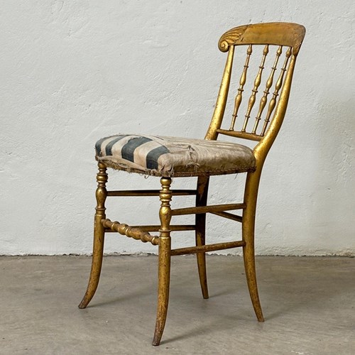 Gilded Occasional Chair