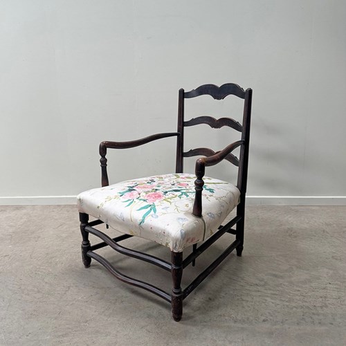 Very Deep Seat Open Arm Chair