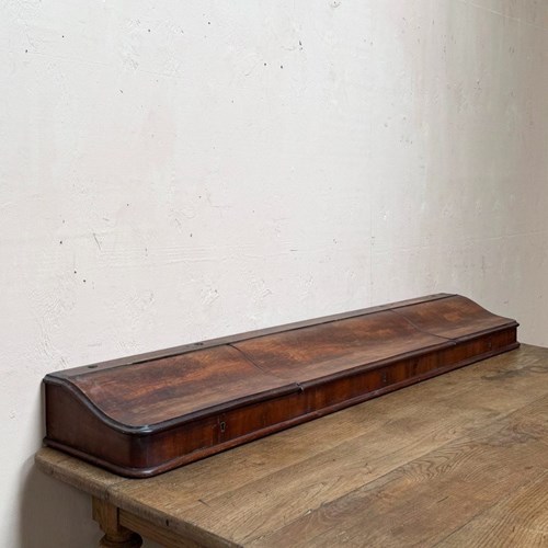Mahogany Desk Top Storage