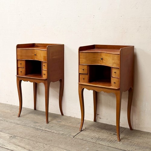 Pair Of Cherry Bedsides