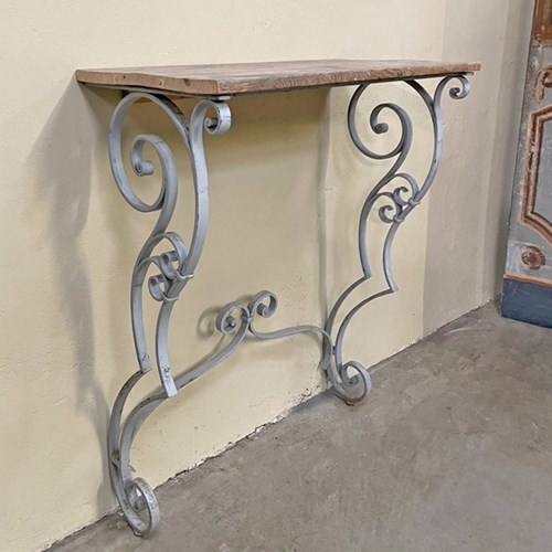 Wrought Iron Console Table