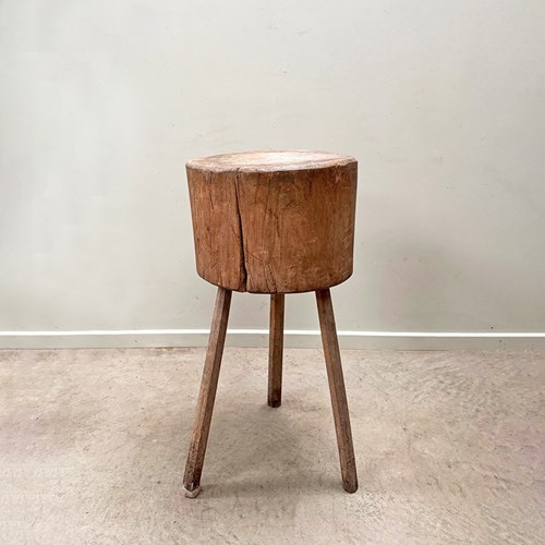 Tall Butcher's Block Table