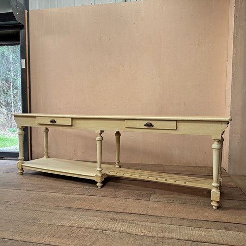 Cream Painted Draper's Table