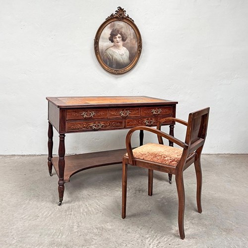 Leather Top Desk