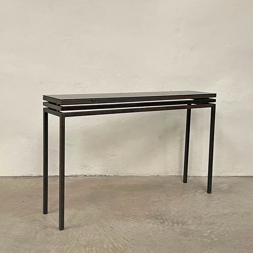 Metal Base Console Table