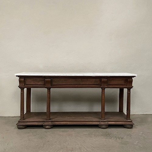 Marble Top Console Table