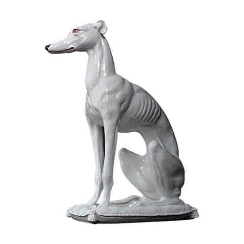 Italian Dog Statue  