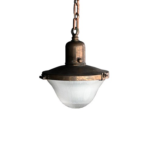 Holophane Glass Light