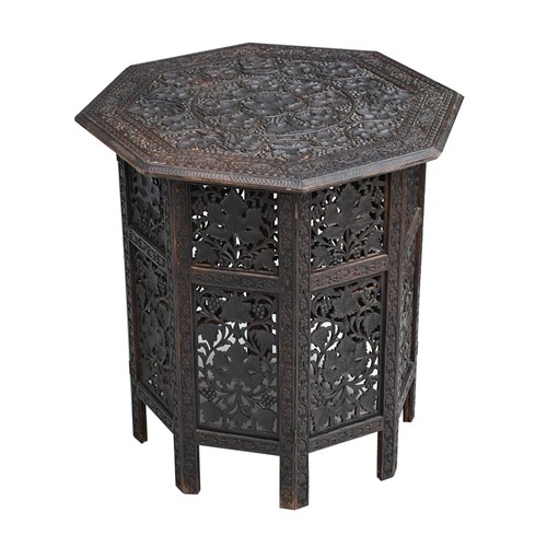 Carved Indian Table