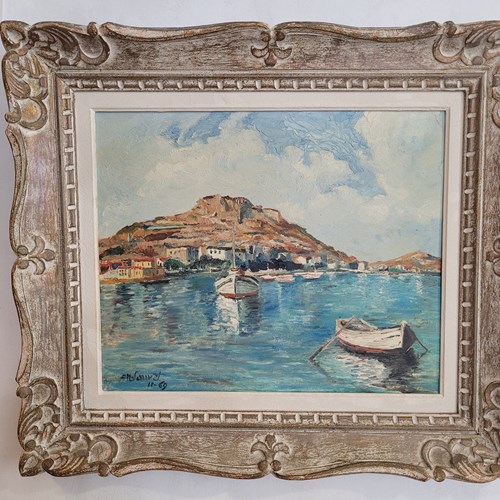 Painting Of A Seaside Cove