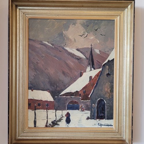Snow Scene Painting