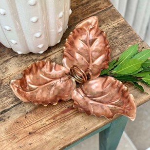 Mid 20Th Century Triple Vine Leaf C...
