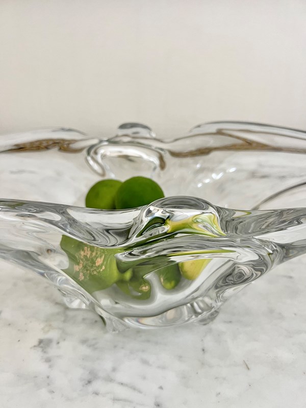 X-Large Mid Century French Crystal Bowl-the-vintage-entertainer-img-0279-main-638372981881770805.jpeg