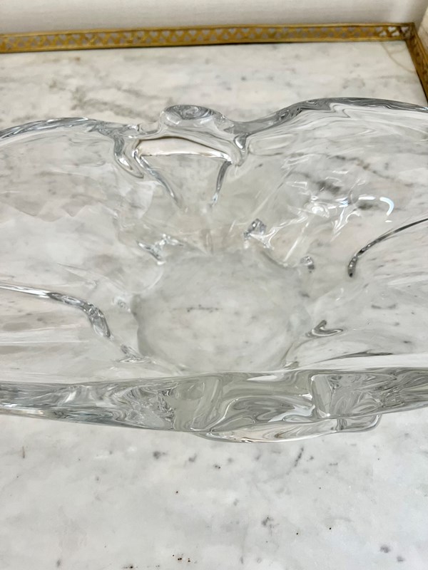 X-Large Mid Century French Crystal Bowl-the-vintage-entertainer-img-0286-main-638372981680835790.jpeg